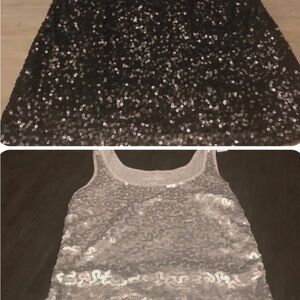 Black Sequined front & Back Top Size Small
NWT Med Old Navy Sequined Tank Top